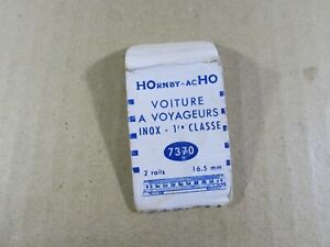 156T Vintage Hornby 7370 Ho 1 rabat Boite Carton Origine de Voiture Inox 1CL
