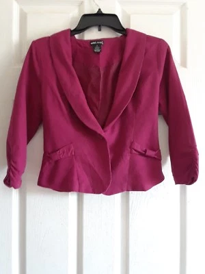 Chaqueta Blazer Mujer Wet Seal con Lazo Talla: S Foto 1 de 3