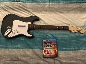 Rock Band 4 Game including Guitar Fender Stratocaster -PlayStation 4 PS4 - 91261 - Picture 1 of 3