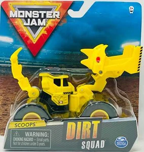 NUOVO Monster Jam Truck Dirt Squad - Scoop 1:64 1/64 2021 *Spedizione in scatola* - Foto 1 di 7