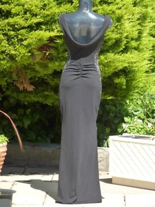 LIPSY London Sexy Maxi Dress Size 12 UK Evening Cruise Wedding Michelle Keegan - Picture 1 of 11