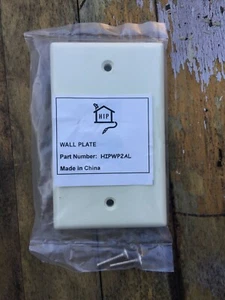 HIP Wall Plate, 2 Port, White Part number PN: HIPWP2AL (Lot of 7) - Picture 1 of 3