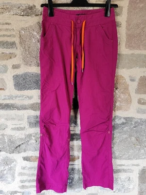 MARMOT Womens Hiking Trousers Pink Cotton Nylon Xs (4)  W28 L32 Walking Climbing - Image 1 of 4