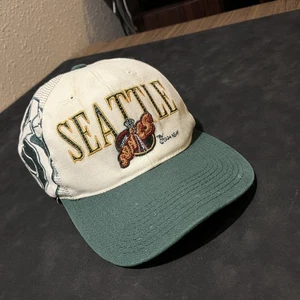 Cappello berretto vintage Seattle SuperSonics snap back uomo taglia unica NBA basket anni 90 - Foto 1 di 14