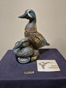 Vtg. Jim Beam - Ducks Unlimited Decanter - Pair of Blue Winged Teal Ducks  Empty - Picture 1 of 10