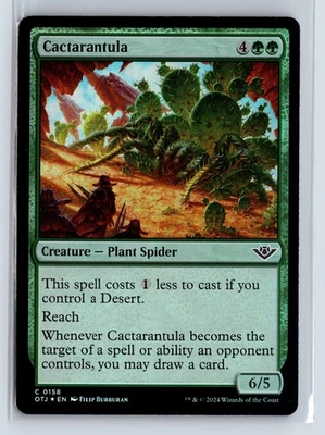 (2x) FOIL Cactarantula Outlaws of Thunder Junction MTG Magic the Gathering Card - Image 1 of 4
