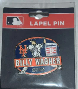 OFICIAL NTL BÉISBOL SALÓN FAMA "Billy Wagner - 2025", (1.2" x 1.5") Pin de Solapa 2 - Imagen 1 de 6