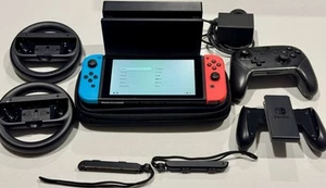 Nintendo Switch Console Many Extras Incl Switch Pro Controller! - Picture 1 of 15