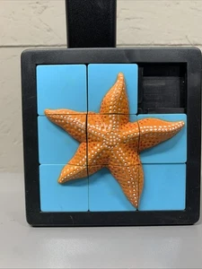 Damert Company 3D Slide Puzzle Vintage 1993 Rare Starfish Orange USA Company - Picture 1 of 3