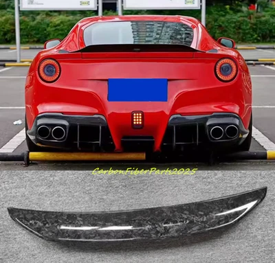 Alerón trasero de fibra de carbono forja estilo DM para Ferrari F12 Berlinetta Foto 1 de 4