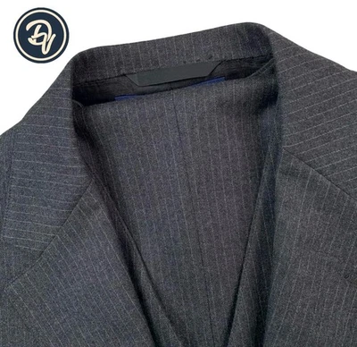 Mint! 40 S Brooks Brothers " Brooks Stretch " Mini Stripe Flannel Weight Suit - Image 1 of 4