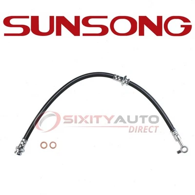 Sunsong Front Right Brake Hydraulic Hose for 2016-2017 Nissan Maxima - Hoses rm Foto 1 de 4