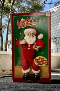 *VTG* Jingle Bell Rock SANTA Animated Dancing -98-Musical-16" *GETESTET & FUNKTIONSFÄHIG* - Bild 1 von 16