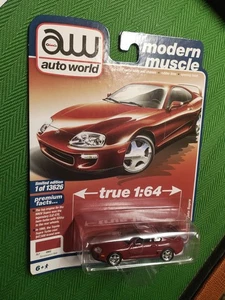 AUTO WORLD AW64342 AWSP090-B 1995 TOYOTA SUPRA 1/64 DIECAST RENAISSANCE DISPLAY - Bild 1 von 4