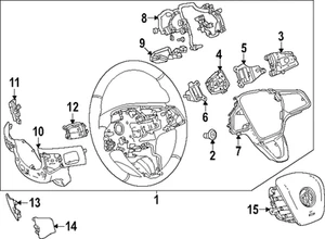 Genuine GM Radio Switch 42781006 - Picture 1 of 1