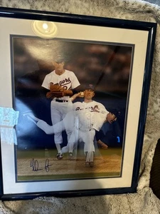 Nolan Ryan Signed Texas Rangers 21x25 Framed Multi-Image Photo L/E /1991 WOW! - Picture 1 of 2