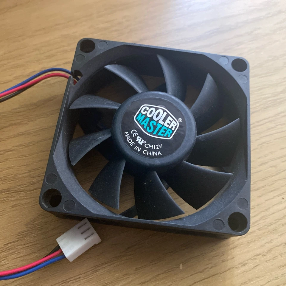 Delta 12v DC 0.30a 70x20mm 3-Wire Fan AFB0712HHD computer CPU cooling fan - Image 1 of 3