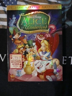 Alice in Wonderland DVD, 2010, 2-Disc Set, Un-Anniversary Special Edition NEW - Image 1 of 3