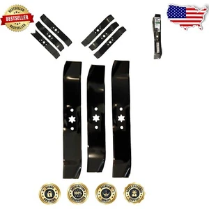Versatile 3-in-1 MTD Mulching Blade for 46-Inch Lawn Tractors - High Performance - Picture 1 of 8