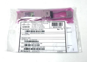 CISCO QSFP-40G-SR-BD (NOWY). 90 DNI GWARANCJI. DARMOWA WYSYŁKA UK - Zdjęcie 1 z 2