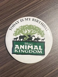 Disney’s Animal Kingdom Today Is My Birthday 3” Round Pinback Button - Picture 1 of 3