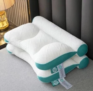 2 Comfortable Goose Down Pillow For Sleep Enhancement And Relieve Neck Shoulder - Picture 1 of 3
