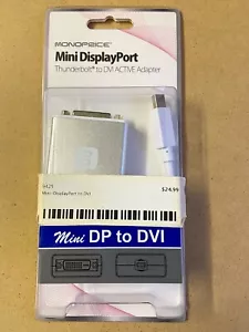 Mini DisplayPort (MD) Thunderbolt to DVI Adapter NEW Monoprice 9425 PC Mac - Picture 1 of 7