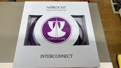 Nordost Purple Flare 1M XLR Cables - NEW - Image 1 of 2