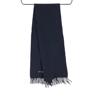 Tommy Hilfiger Azul Unisex de Punto Lana Cachemira Talla Única 120x20 Bufanda - Imagen 1 de 6