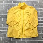 NEW CJ Banks Yellow Full Zip Short Sleeve Causal Jacket Women's Size 2XL