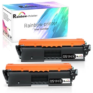 2PK 051H CRG-051H Toner Replacement for Canon imageCLASS MF264dw MF267dw MF269dw - Picture 1 of 4
