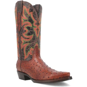 Bota de Vaquero Dingo's Outlaw Coñac Punta Corta - Imagen 1 de 8