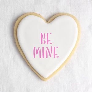 Plantilla de galletas Valentine Sayings - plantillas Mylar duraderas y reutilizables - Imagen 1 de 6
