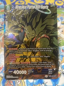 Miraculous Fighter SS3 Gogeta BT5-120 SCR Dragon Ball Super TCG DBS Secret Rare - Picture 1 of 7