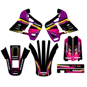 1991-1994 KDX 200 SURGE Purple Senge Graphics Kit Compatible with Kawasaki - Picture 1 of 10