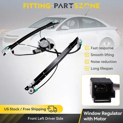 Para Chrysler Voyager Dodge Caravan 2001-04 con regulador de ventana delantera izquierda del motor Foto 1 de 4