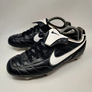 Nike Tiempo Natural SG Black 2007 Football Boots Mens Size UK 7 / EU 41 - Picture 1 of 14