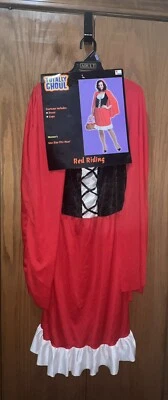 Totally Ghoul Adult Red Riding Hood Halloween Costume OSFM - NWT - Image 1 of 4