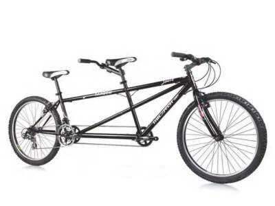 26" MTB Tandem Bike 7x3 Speed Freewheel V-Brakes Mountain Bike Style Bicycle - Image 1 of 3