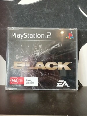 BLACK (2005) PS2 Australian DEMO version PAL not for resale demonstration only  - Image 1 of 4