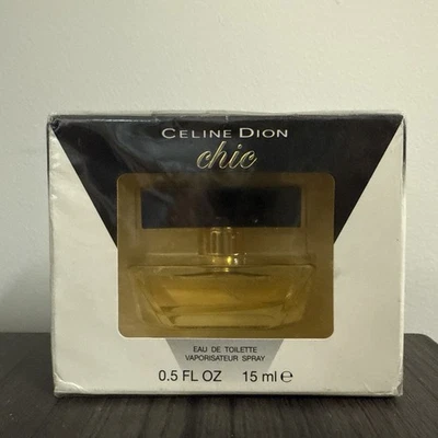Chic by Celine Dion Mini eau de toilette para mujer 0,5 oz 15 ml spray caja abierta Foto 1 de 2