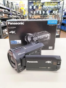 Panasonic HC-WX990M-K Digital 4K Video Camera Black w/ Hood Battery Manual Box - Picture 1 of 16