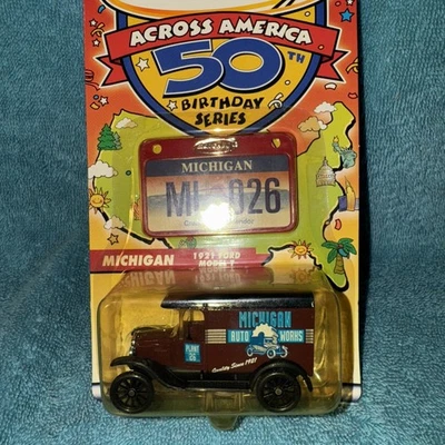 Matchbox Across America 50 Birthday Series Michigan 1:64 scale  Sealed Package - Image 1 of 4