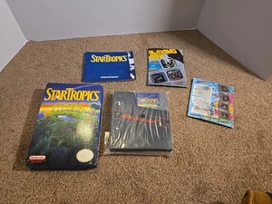 Star Tropics Authentic Nintendo NES CIB Complete /w Manual & Protective Case - Picture 1 of 22
