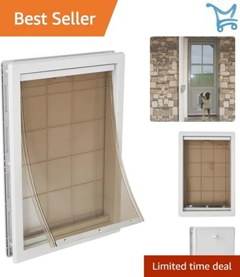 Plastic Pet Door Extra Large 10.5x15 Inch Telescoping Frame for Dogs - Image 1 of 4