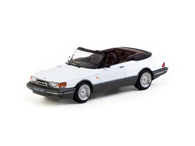 TARMAC WORKS Tarmac 067-WH Saab 900 Turbo Cabriolet weiss 1:64