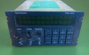 Transceptor Technisonic TFM-403 UHF FM, aletas dobladas, garantizado para pasar inspección - Imagen 1 de 7