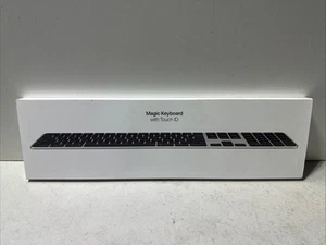 Apple Magic Keyboard A2520 Touch ID & Ziffernblock International Englisch Schwarz - Bild 1 von 6