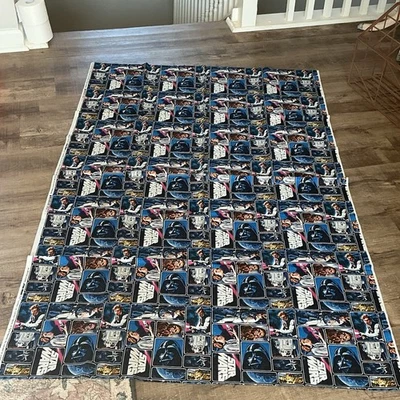 Tela remanente de tela grande vintage de Star Wars Darth Vader Foto 1 de 4