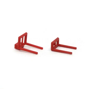 Standi Toys 1/64 Plastica Rossa Caricatore Forcelle & Posteriore con Gancio Bale - Foto 1 di 1